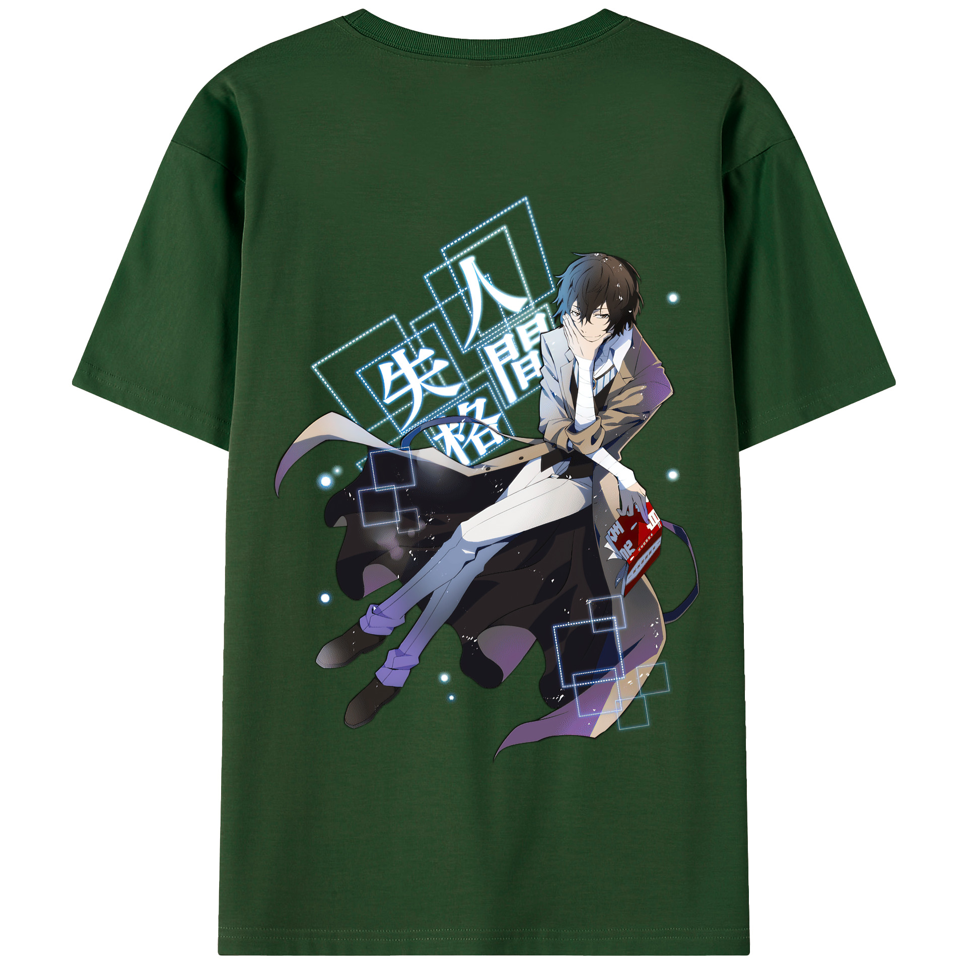 （画像用） 文豪ストレイドッグス Bungo Stray Dogs 綿100％半袖Tシャツ（背面プリント）
